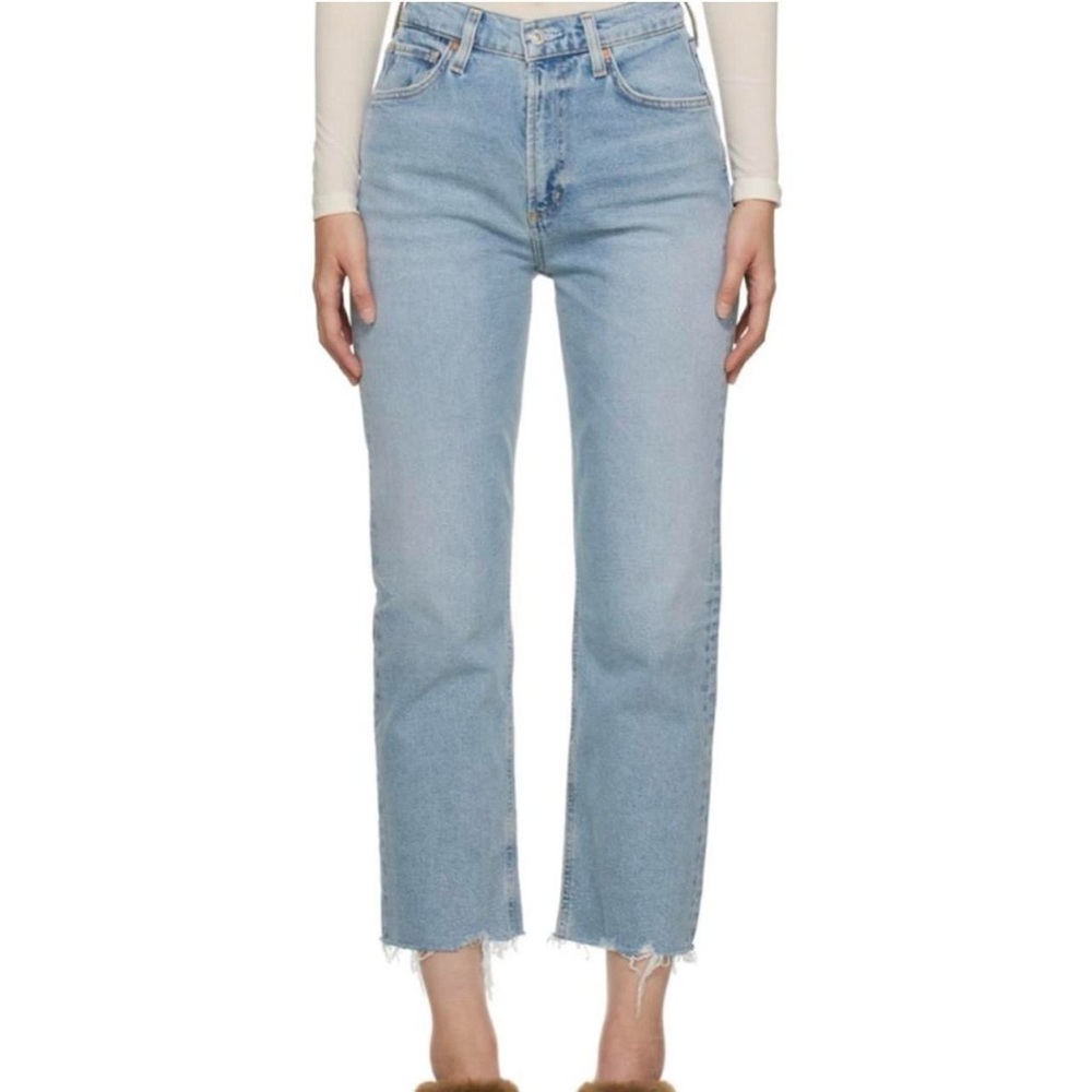aritzia citizens of humanity straight leg jeans size 27
